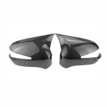 Tapa Embellecedora para Espejo Retrovisor Lateral de Puerta de Coche Compatible con 8Th 2005-2012 (Carbono)