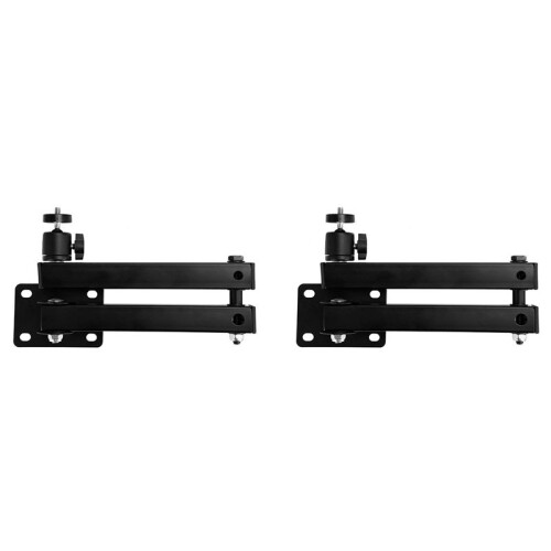 2X Support Mural de Projecteur Pliable Support de Montage de Projecteur Mural de Plafond Réglable Universel Support de Support de Projecteurs