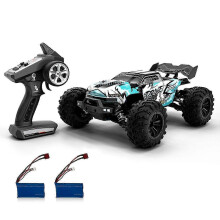 (2 battery) RC Car 2.4Ghz 70KM/H High Speed 1/16 Off Road RC Trucks Brushless Motor LED Light 4WD Vehicle Racing -HHY