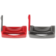 2 Pcs Trigger Lock Compatible with V6 V7 V8 V10 V11 Vacuum Cleaner, Power Button Lock, Free Your Finger, Gray & Red