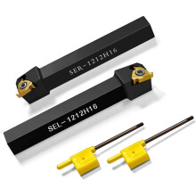 1/2inch SEL1212H16 + SER1212H16 Tool Holders CNC Thread Turning Holders + 16ER/16IR AG60 Carbide Threading Inserts