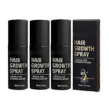 (3pcs)HaloGrow Hair Growth Spray with Biotin & Caffeine - Fast-Acting Hair Regrowth Treatment for Thinning Hair in Men and Women