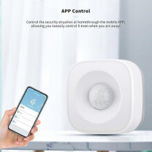 Tuya WiFi Movement Motion Sensor PIR Detector Smart Life APP Home Alarm Security System Detect Human Body Work with Alexa
