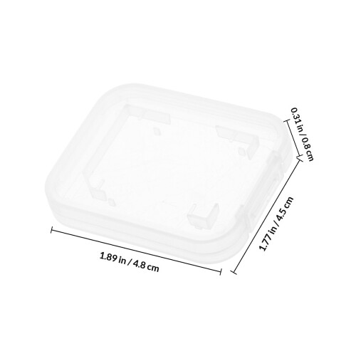 20St Transparente Speicherkarten Kopfhörer Hülle Box 1