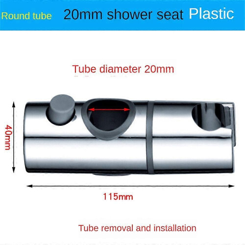 (20mm)Shower Bracket Fixture Inline 360 Degree Rotation Adjustment Free Adjustment 1