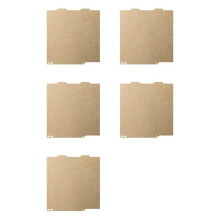 5X PEI-Bouwplaat voor  A1  184x184mm Verwarmd Bed, Dubbelzijdig Getextureerd PEI-Veerstalen Bouwplaat