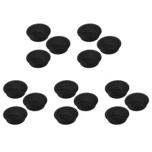 60 mm Computerbureau Tafeldoorvoertule Kabelpoort Draadgatafdekking 15 Stuks