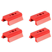 4X Dovetail Rail Plate Telescope Finder Base Spacer Astronomy Telescope Mount Accessories Guide Dovetail Rail,Red