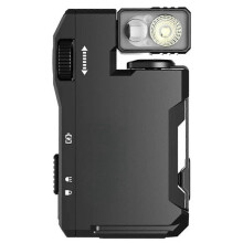 (Black) G5 EDC Flashlight 400Lumens 3 Modes EDC Flashlight Rechargeable Mini Light with Magnets Mini Portable Design for Outdoor Emergency