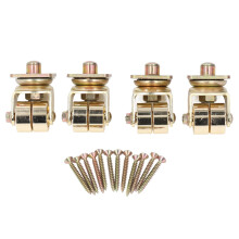 4Pcs Heavy Duty Piano Caster Wheels Rustproof Metal Swivel for Upright Piano and Furniture