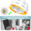 Silicone Egg Brush Scrubber 34g 5.5x4cm White 5