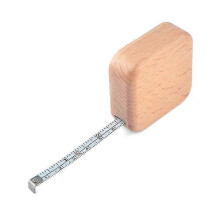 (Style 2) Tape Measure, Wood Case Measuring Tape 2mretractable Fabric Tape Measure For Sewing Tailor Medical Craft Cloth