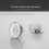 (E) 2PCS Solid Sink Overflow Covers Kitchen Bathroom Basin Trim Round Hole Caps 2