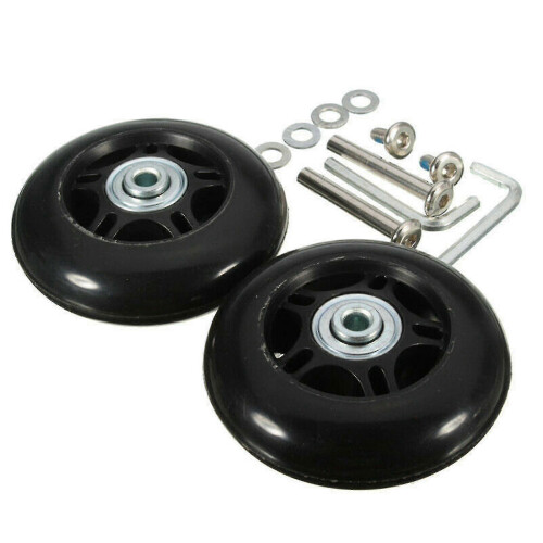1 Pair Luage Spinner Wheels Replacement with Tools Low Noise Suitcase Rubber Swivel Caster Wheels