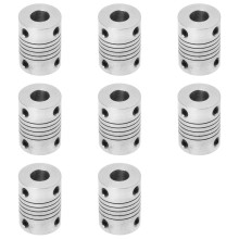 8X Motor Shaft 8mm to 8mm Joint Helical Coupler Coupling D18L25