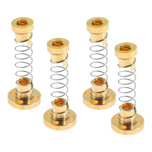 T8 Anti Backlash Spring Loaded Nut Elimination Space Nut voor 8 mm Draadstang-Leidspindels (Verpakking van 4)