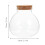 Mini Gewächshaus Terrarium Glasflasche Transparent 3 2