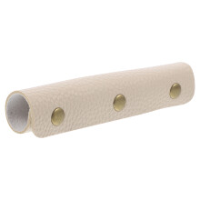 Handtaschen Griffschutz Beige Leder Für Bequemen Halt
