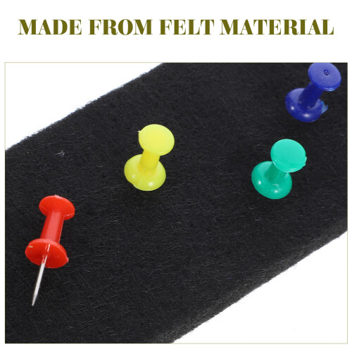 Felt Pinnwände Streifen Schwarz 6 2