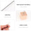 Raindrops 10 Sitzhalter Memo Clips Tischfotorahmen 4