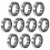10PCS 6701-2RS 12X18X4 mm Miniature Double Rubber Sealed Deep   Bearings 1
