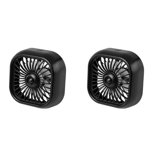 2X Ventilatore per Presa D'Aria per Auto con Luce Ambientale Colorata e Gradiente,  Ventilatori per Presa D'Aria per Auto