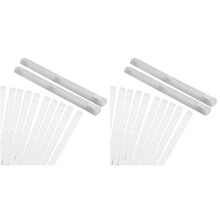 100 Pcs Glue Strips with Mesh Backing, Thermal Glue Strips for Book-Binding Hot Melt Adhesive Book Repair Tape