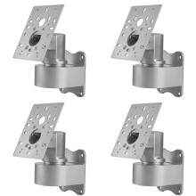 4X Wall-Mounted Bracket Face Recognition Machines Access Control Multi-Angle Adjustment Universal Aluminum Alloy Base