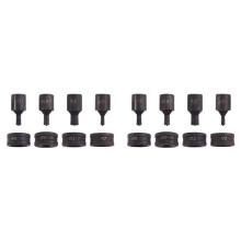Ensemble de 8 Matrices de Poinçonnage Hydrauliques CH-70 pour Trous Ronds - Outils D'Emboutissage Ronds en Acier à Haute Teneur en Carbone pour la