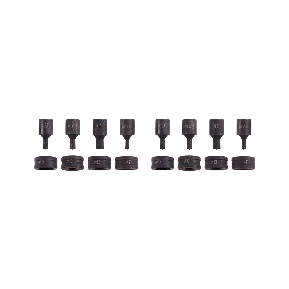 8 Pcs Ch-70 Hydraulic Punch Die Set Round Hole Mold - High-Carbon Steel Round Stamping Tools For Metal Fabrication 6033093025616