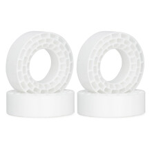 4Pcs Waterproof Silicone Foam Tire Inserts 85x28mm for 9597mm 1.55' RC Car Wheels White Upgrade Parts