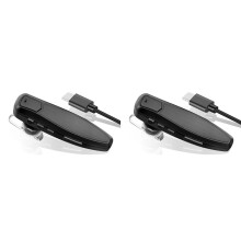 2X for  Walkie Talkie Wireless  PTT Headset Earpiece Hands-Free K Plug for  UV-5R BF-888S