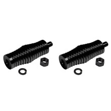 2X Antenna Spring Mount Flag Light Spring 1/2 Inch Spring Mount CB Antenna Spring Base for Trucks Car RZR UTV ATV Can Am