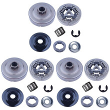 3Set 3/8 Kit Cuscinetto Ad Aghi per Pignone e Tamburo Frizione per 044046 MS440 MS460 MS461 MS441 MS361 MS362 MS362C Motosega