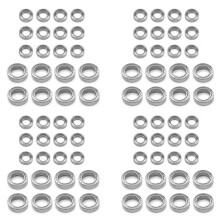 Ensemble de 80 Roulements à Billes pour 144001 144002 144010 124016 124017 124018 124019 Accessoires de PièCes de Rechange pour Voiture RC