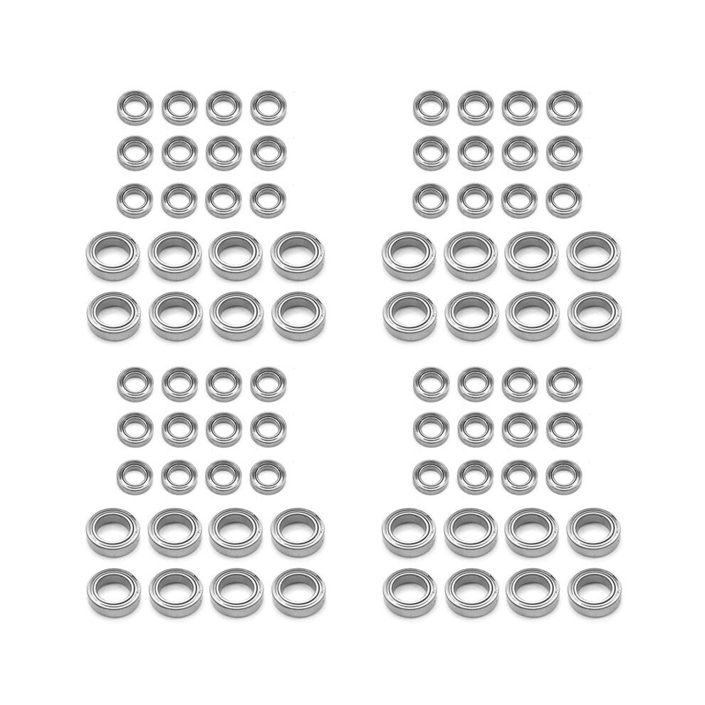 80Pcs Bearing Set For 144001 144002 144010 124016 124017 124018 124019 Rc Car Spare Parts Accessories 6033393073713