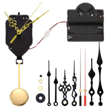 Movimento 'Orologio del Grilletto del Pendolo al Quarzo Carillon Musicale Completatore Parti di Riparazione Meccanismo un Parete DIY con 4 Paia di