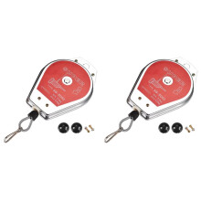 2X Retractable Spring Balancer Tool Holder Hanging Equipment 6.6-11lbs (3-5kg) Red with Fitting Accessory