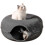 1 Pcs Pet Tunnel Donut Cat Bed(dark Gray) 1