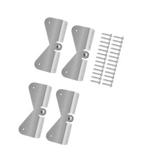 4 Sets Stainless Steel Downspout Extension Hinge