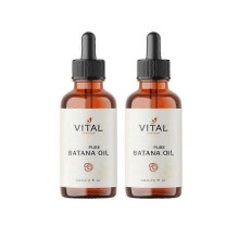 (2pcs)Vital Strands Organic Batana Oil for Hair Growth for All Hair Types 60ml