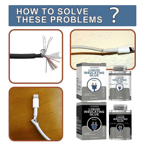 (White glue) Liquid Insulating Glue, Liquid Electrical Tape Waterproof, Insulating Electrical 1