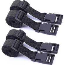 4 Pcs Nylon Webbing Flat Side Release Buckles Non-slip Packing Belt Buckles Packing Straps