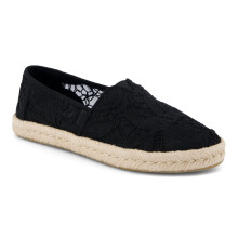 (, ) TOMS Alpargata Rope 2.0 Shoe Cotton Women's Black Espadrilles