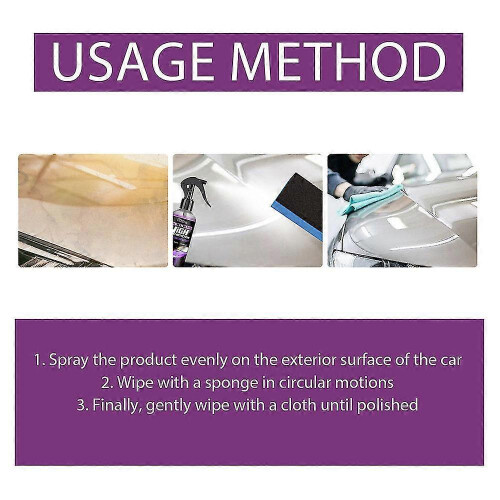 100ml Liquid Ceramic Spray Coating Top Coat Quick Nano-coating Auto Spray - Pengj 2
