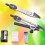 Geometry Compass Set 20Pcs School Maths Protractor Set Rulers for Student Maths and Engineering in Carry Case, Gray 3
