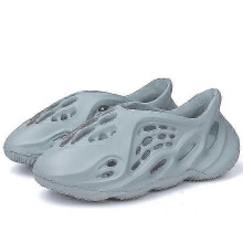(24-25, Gray) Trendy & Comfy Foam Slides For Kids Adult - Lightweight, Quick-drying & Non Slip Clogs For Outdoor Fun!