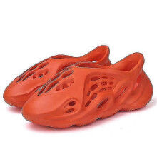 (44-45, Orange) Trendy & Comfy Foam Slides For Kids Adult - Lightweight, Quick-drying & Non Slip Clogs For Outdoor Fun!