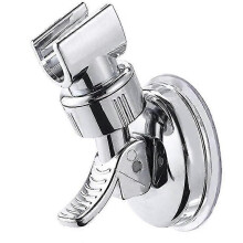 Adjustable Shower Holder Suction Cup with Strong Suction for Universal Shower Head, Chrome - RIpj