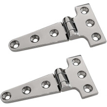 316 Stainless Steel Casting Boat Door Hatch Duty T Hinge - 2 PCS